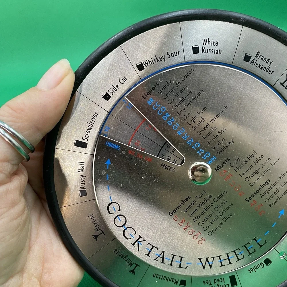 Cocktail Wheel vtg cocktail
